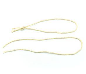 Cuerdas para etiquetas colgantes de algodón de color natural