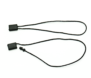 Cuerdas para etiquetas colgantes de nailon negro