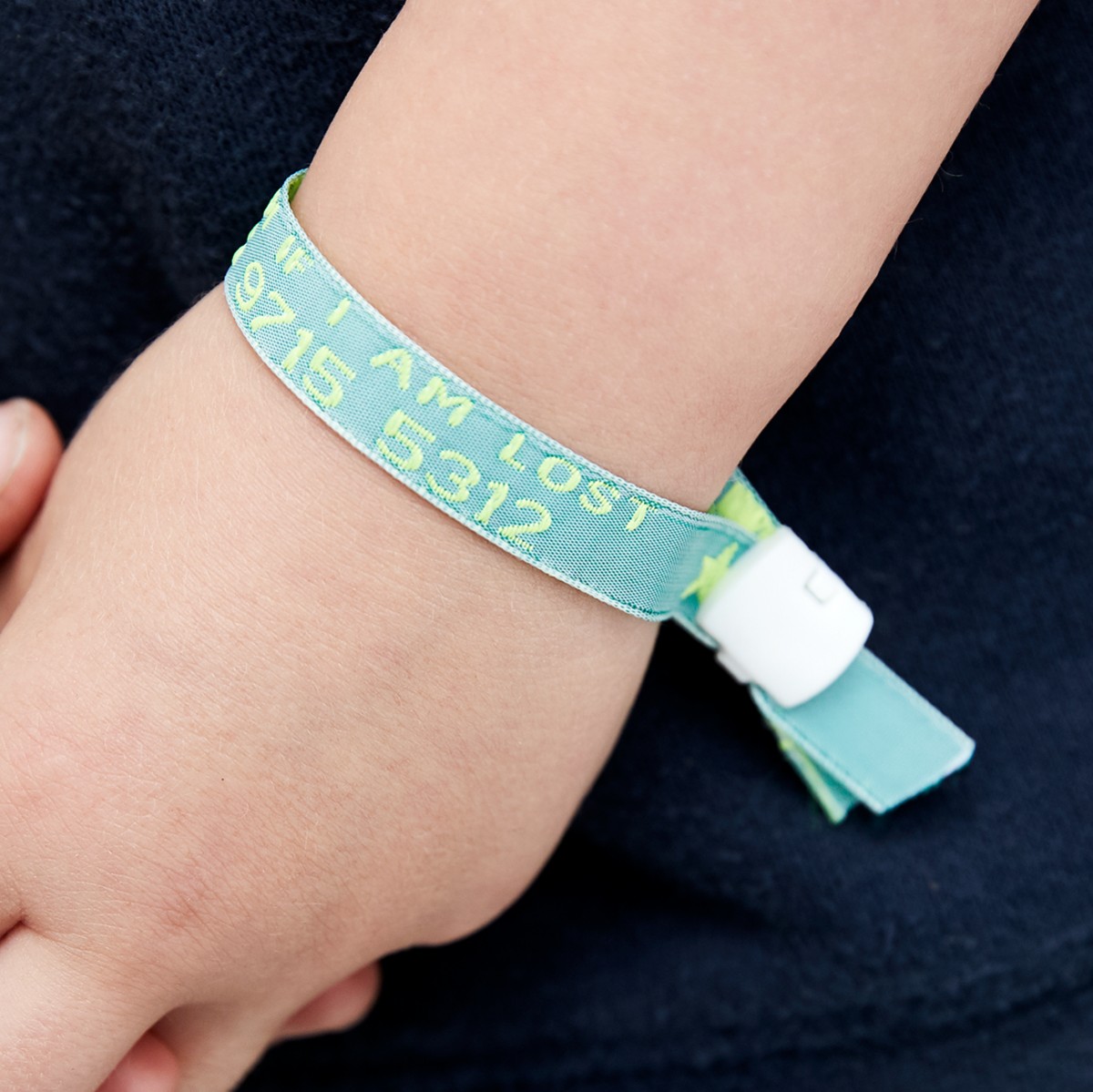 Pulsera identificativa niños