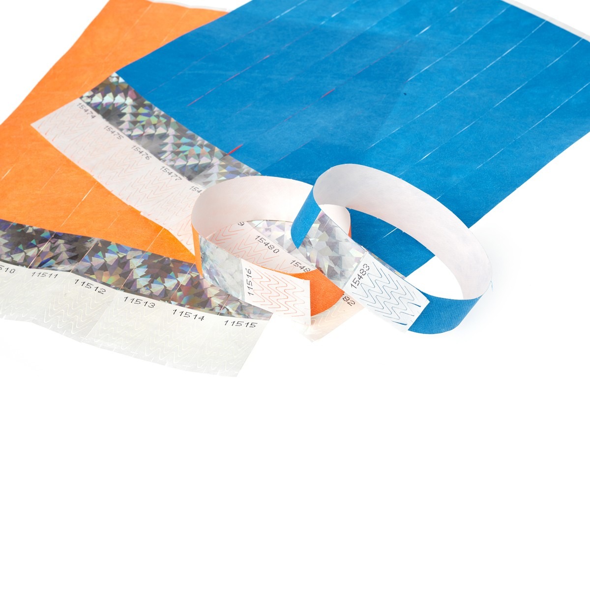 Pulseras Tyvek Imprimibles Advantus - 500 Unidades Blancas Para Eventos Y Identificación