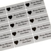 Pegatinas personalizadas en plateado