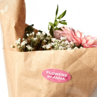 Pegatinas para arreglos florales