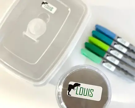 Pegatinas personalizadas con nombre