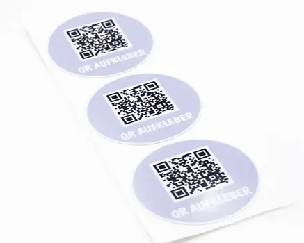 Pegatinas con código QR