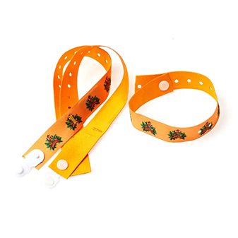 Pulseras tejidas con etiqueta RFID entrelazada