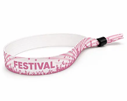 Pulseras para festivales de fiesta rosas