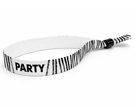 Pulseras para festivales a rayas