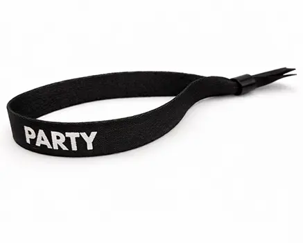 Pulseras para festivales negras