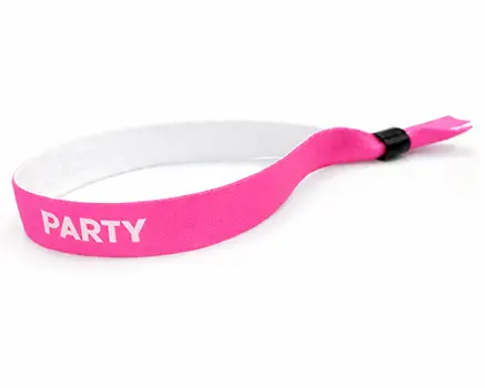 Pulseras para festivales rosas