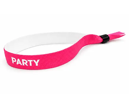 Pulseras para festivales magenta