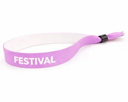 Pulseras para festivales rosas