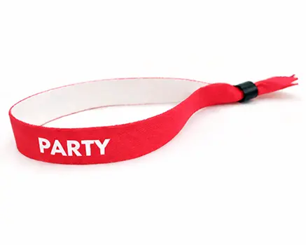 Pulseras para festivales rojas