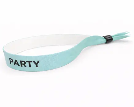 Pulseras para festivales azul claro