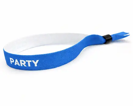 Pulseras para festivales azules