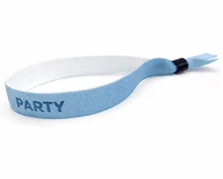 Pulseras para festivales azul paloma