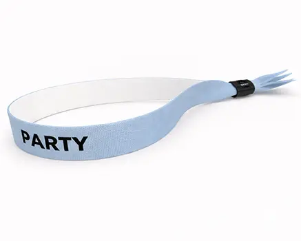 Pulseras para festivales azul grisáceo