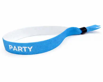 Pulseras para festivales azul cielo